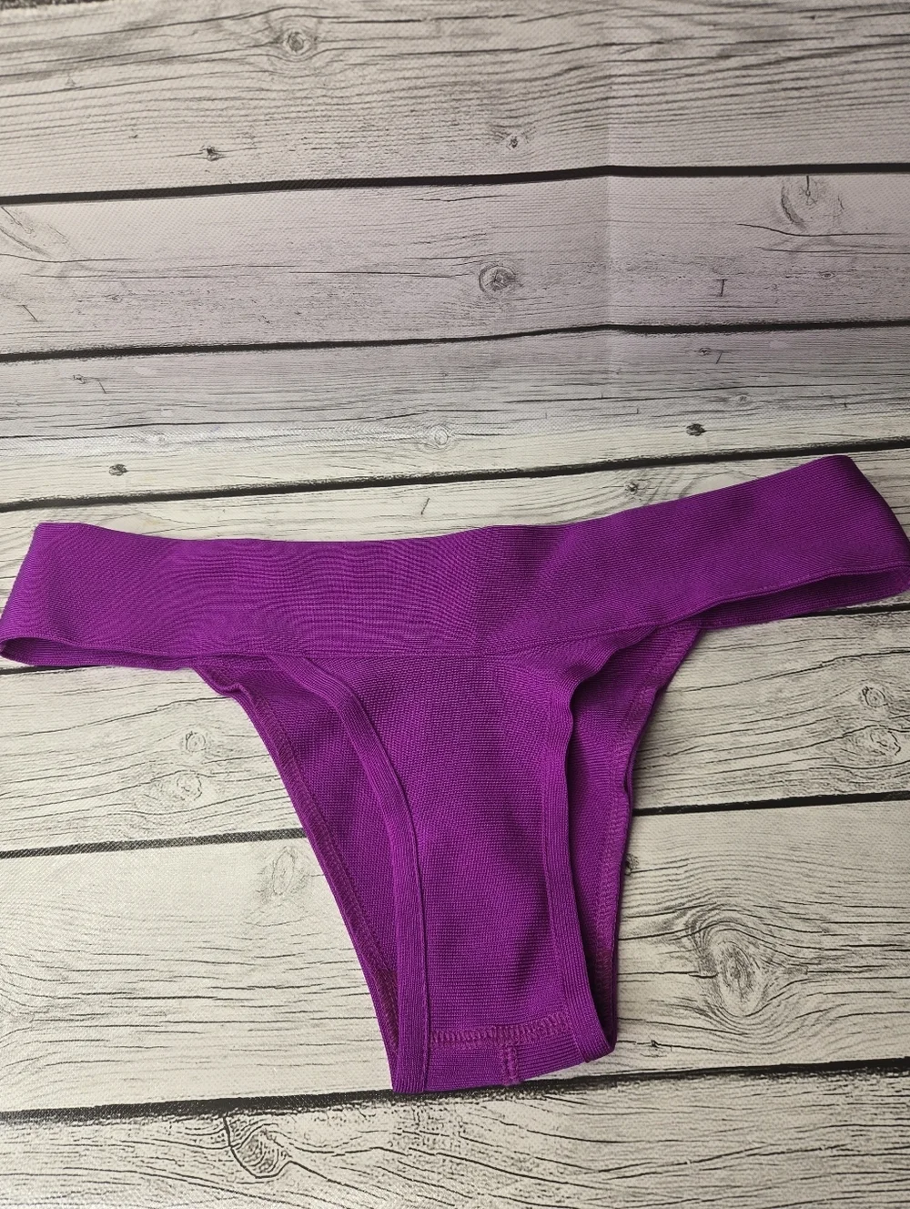 SKIMS Knit Swim Cheeky Bikini Bottom size XL Magenta Pink